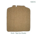 Nerova Pochi Natural chunky sisal boot mat in car trunk — undyed natural sisal, custom-fit boot mat