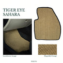 Nerova Apex Sahara car mat set — product graphic, warm sand natural sisal