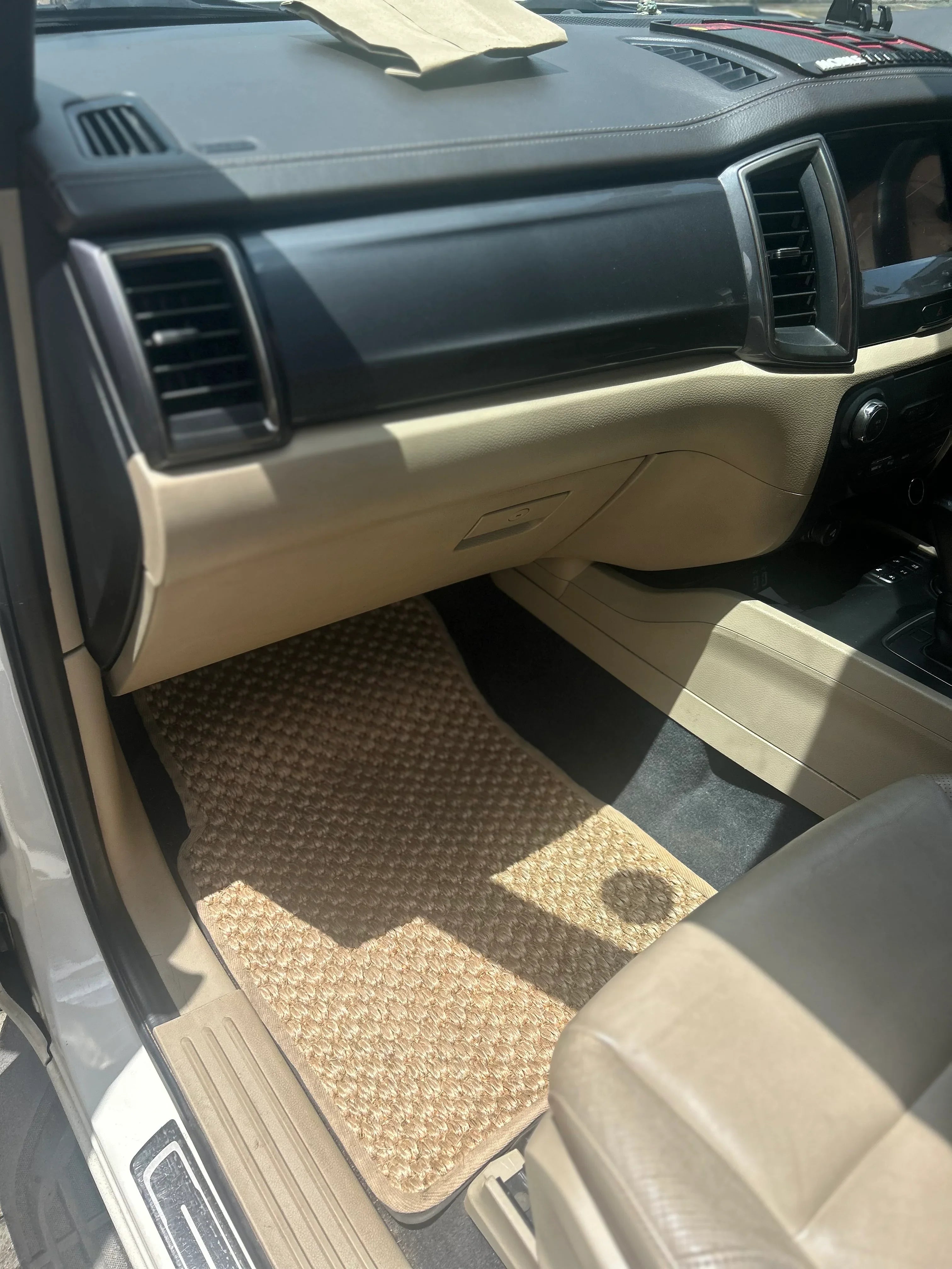 Custom-fit sisal mat for Tata Nexon — Nerova